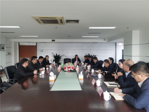 【领导关怀】市城投集团党委委员、副总经理沈卓恒一行赴利来官方网调研指导工作